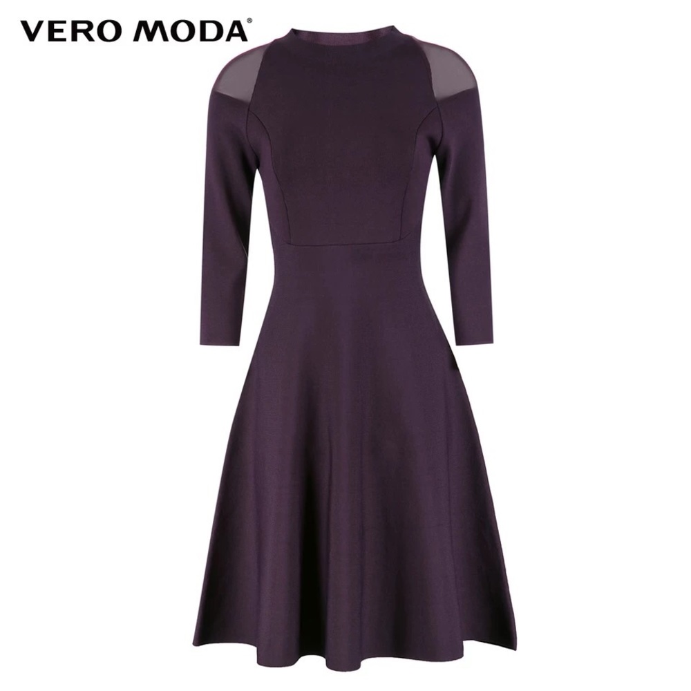 Vero Moda Black A-line Dress
